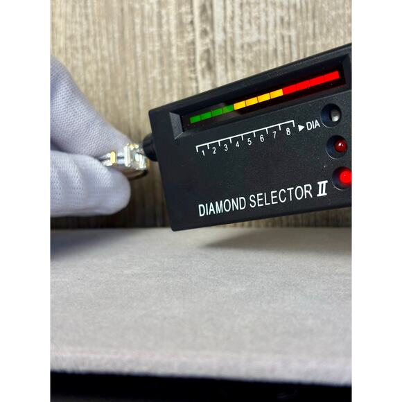 3+ct VVS1 D Graded Moissanite, 75% 18k White Gold 2 Tone Sz9 - Picture 3 of 11